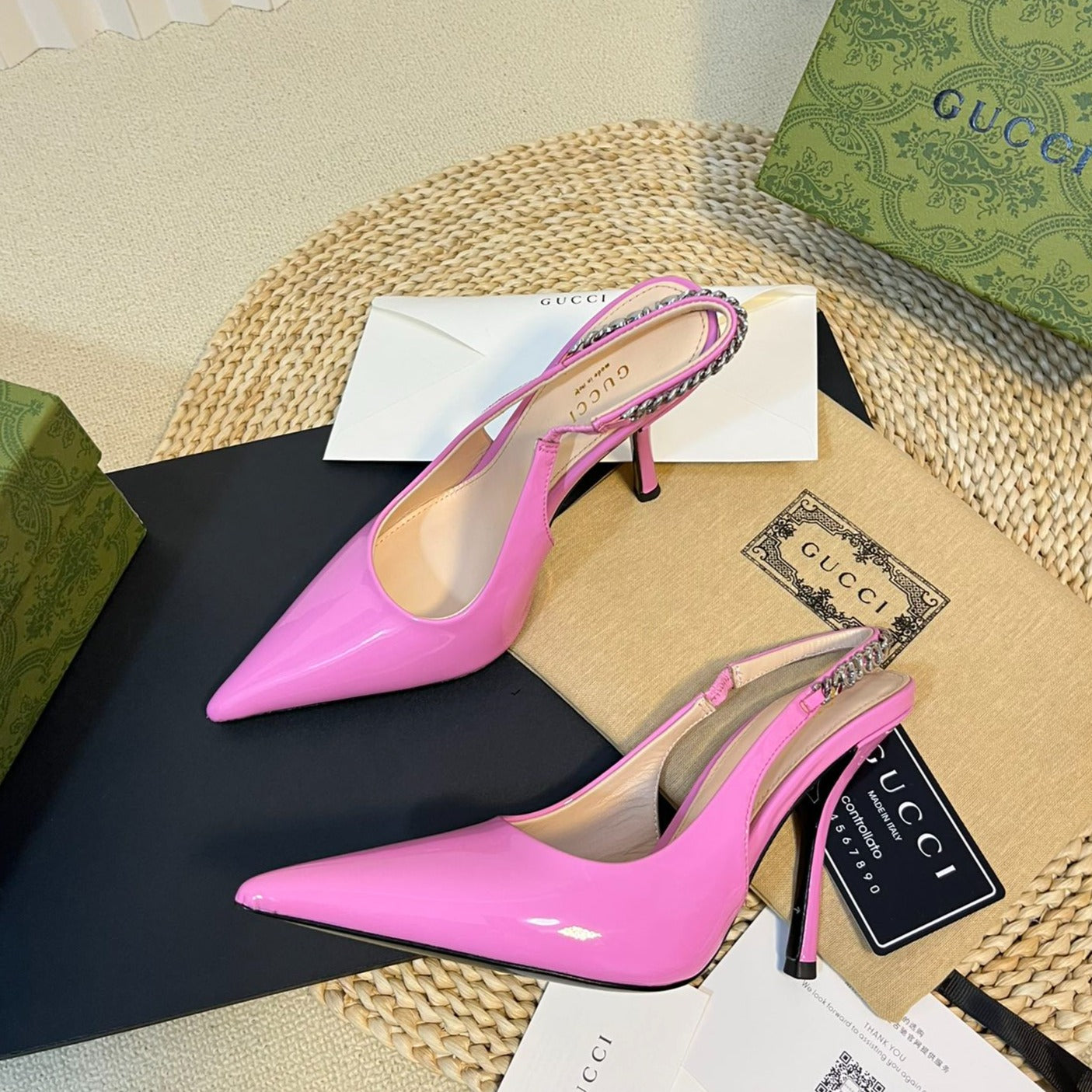 GUCCI Women's High Heels Pink