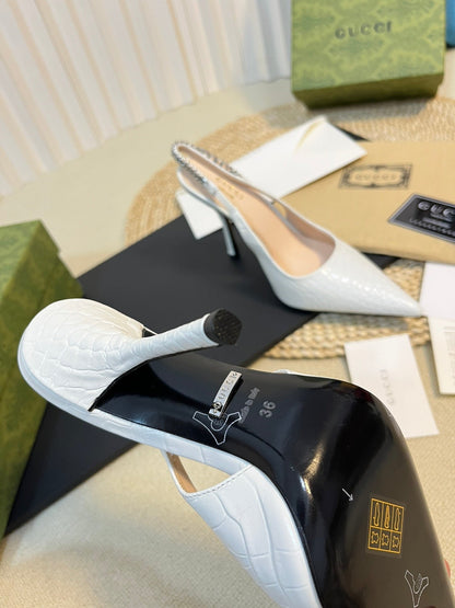 GUCCI Women's High Heels White