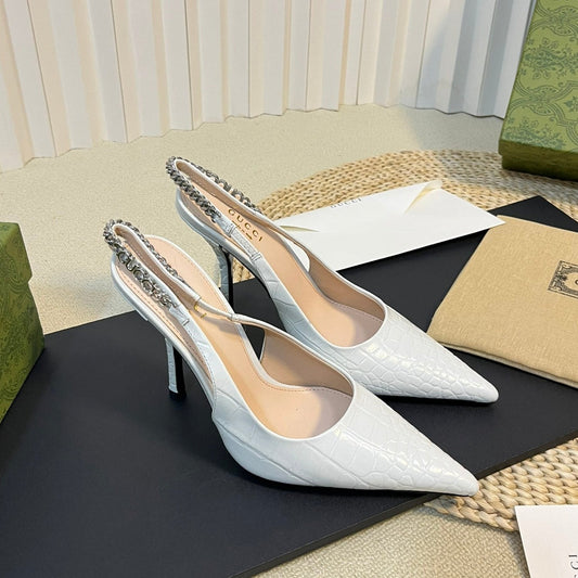 GUCCI Women's High Heels White