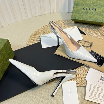 GUCCI Women's High Heels White