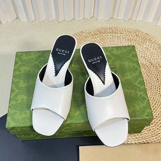 GUCCI Women's Heeled Sandals White