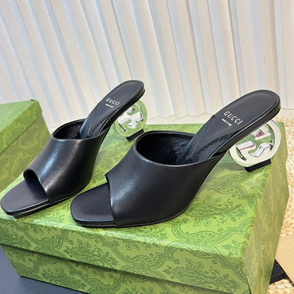 GUCCI Women's Heeled Sandals Black