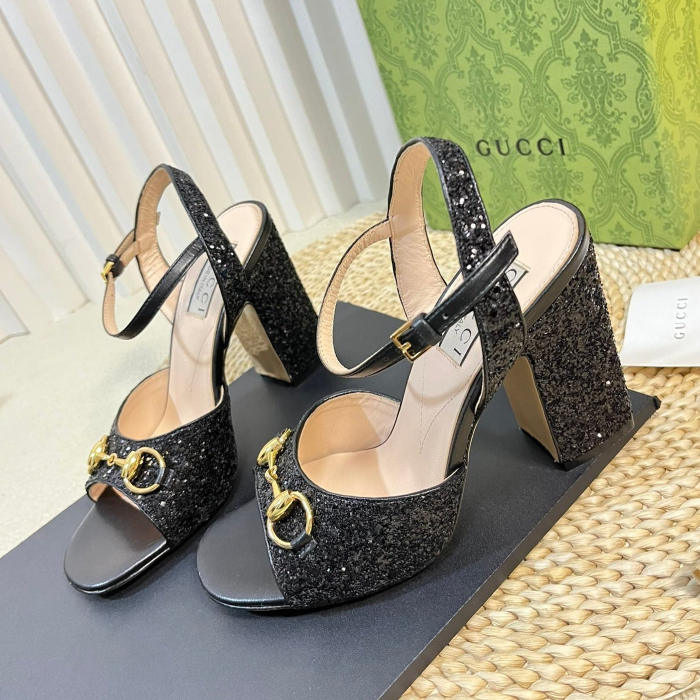GUCCI Women Sandal High Heels Black
