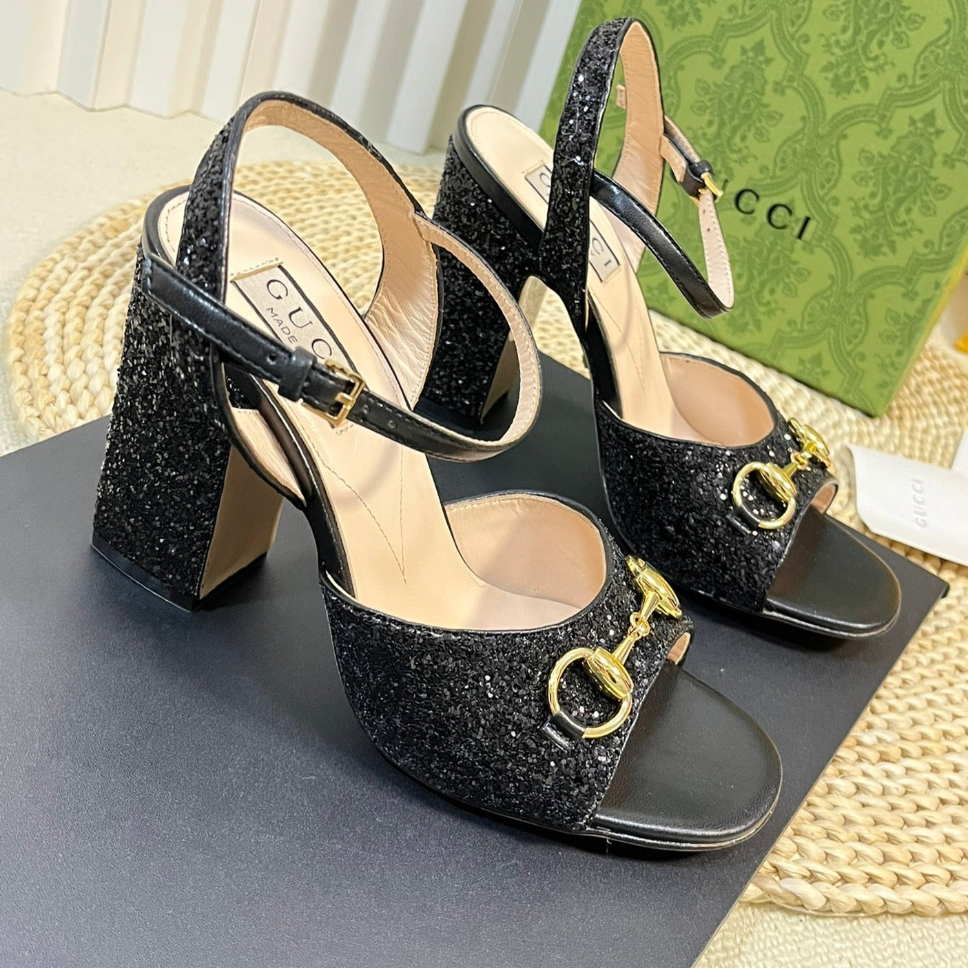 GUCCI Women Sandal High Heels Black