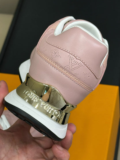 LOUIS VUITTON LV NEO RUN AWAY SNEAKER IN PASTEL PINK CALFSKIN