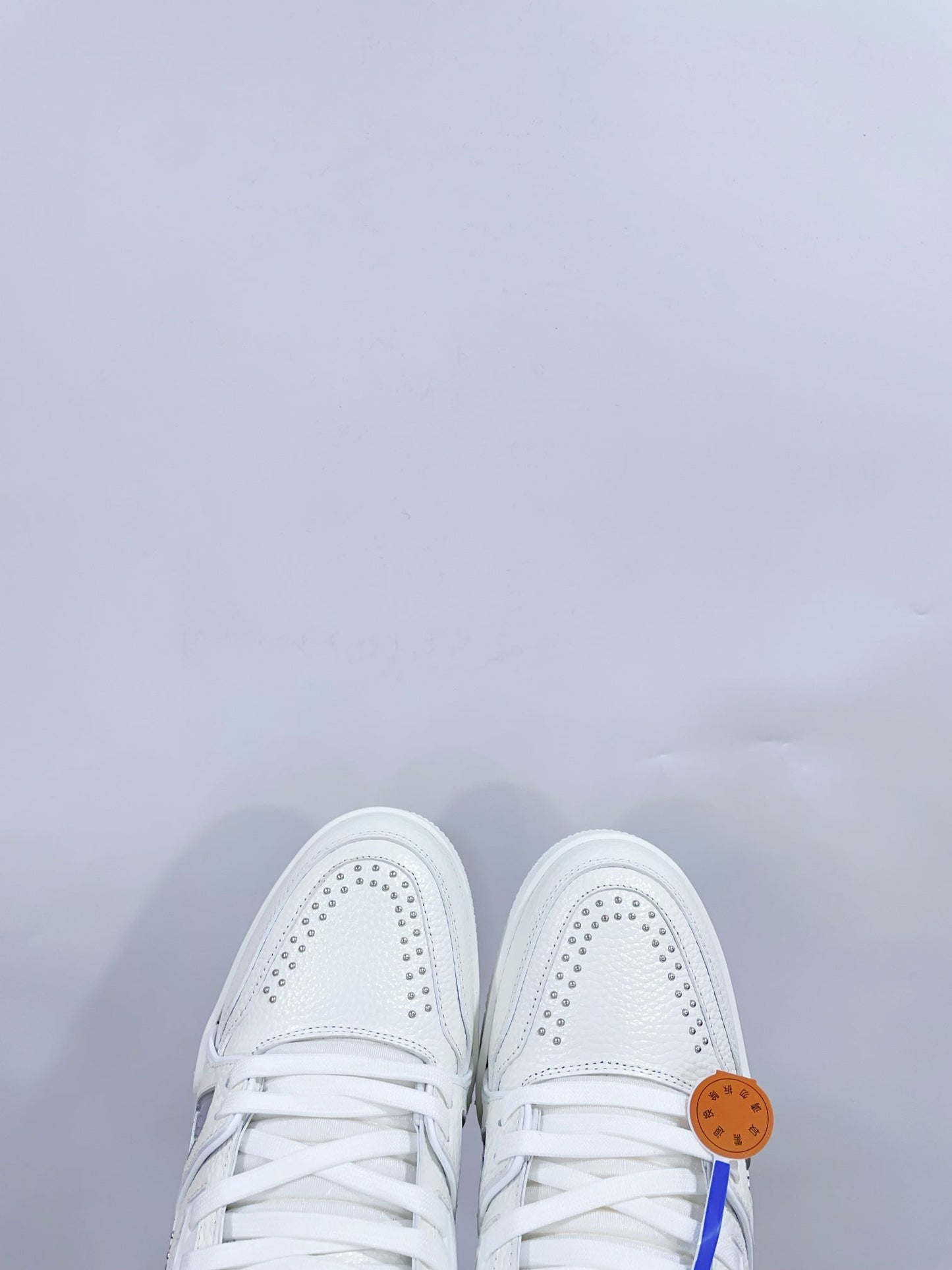 LOUIS VUITTON TRAINER SNEAKER IN WHITE CALFSKIN