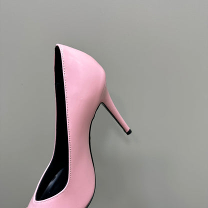 GUCCI 105 HIGH HEEL PUMP LIGHT PINK LAMBSKIN
