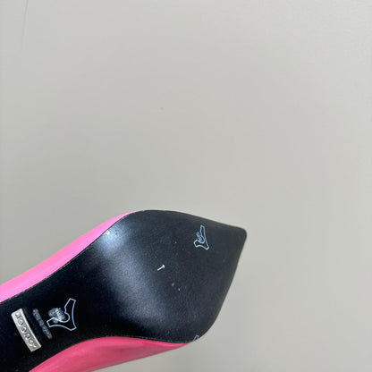 GUCCI 105 HIGH HEEL PUMP FUSCIA LAMBSKIN