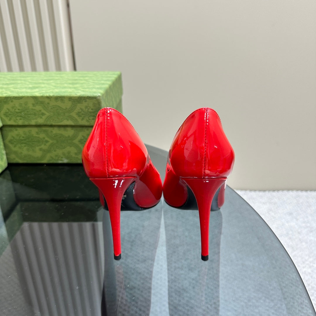 GUCCI 105 HIGH HEEL PUMP CANDY LAMBSKIN
