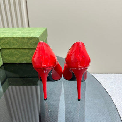 GUCCI 105 HIGH HEEL PUMP CANDY LAMBSKIN