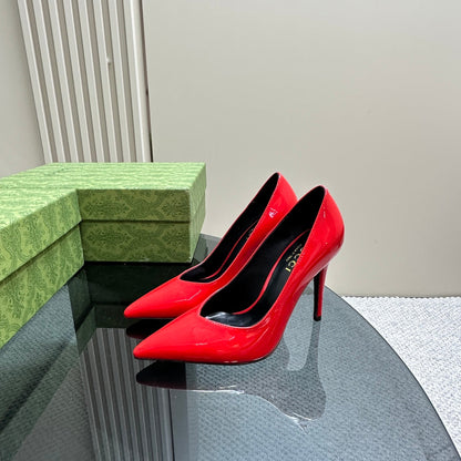 GUCCI 105 HIGH HEEL PUMP CANDY LAMBSKIN